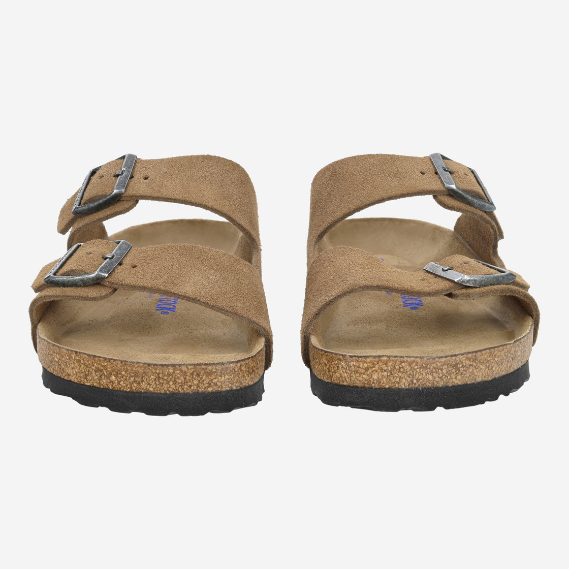 birkenstock ARIZONA SOFTFOOTBED - Brown - Front view