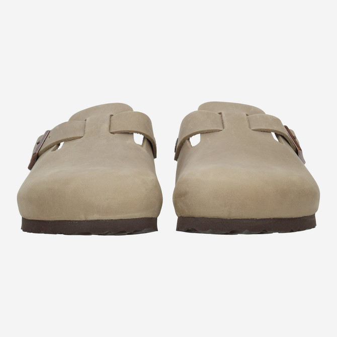 birkenstock BOSTON - Beige/Brown - Front view