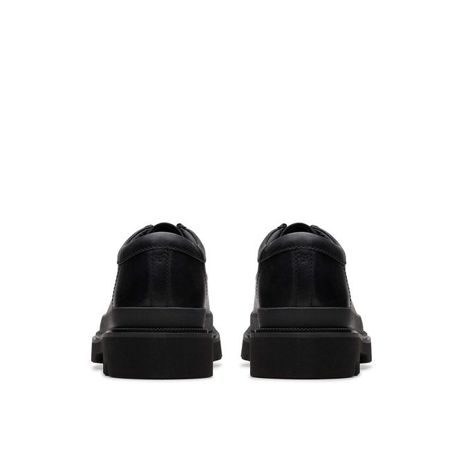 Clarks Badell Seam - Schwarz - Seitenansicht