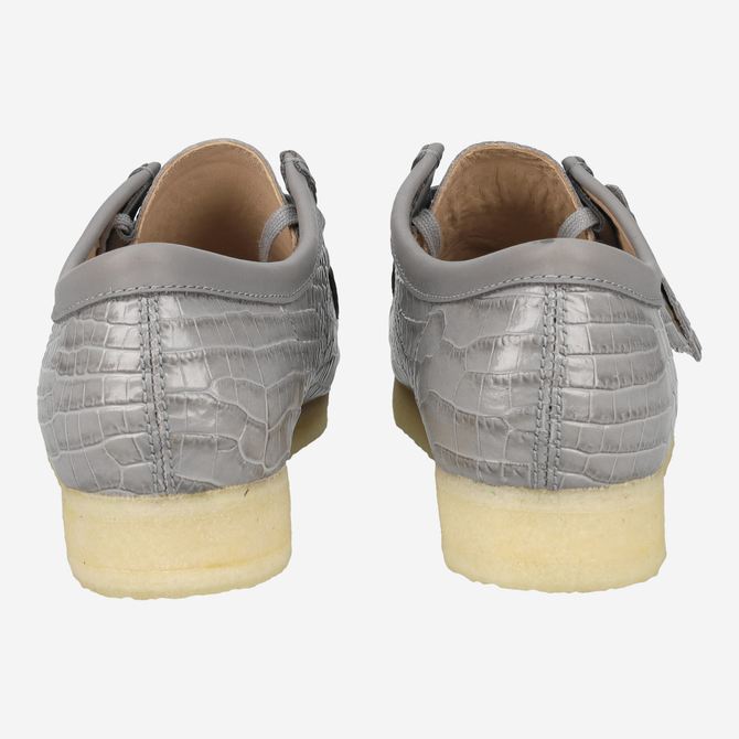 Clarks Wallabee - Gray - Side view