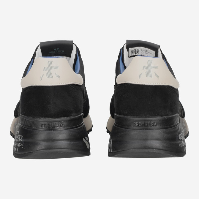 Premiata LANDER - Black - Side view