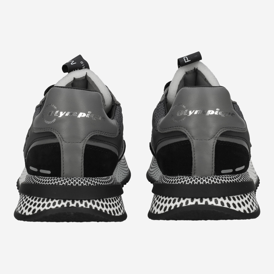 Philippe Model OLYMPIQUE LOW - Black, combined - side view