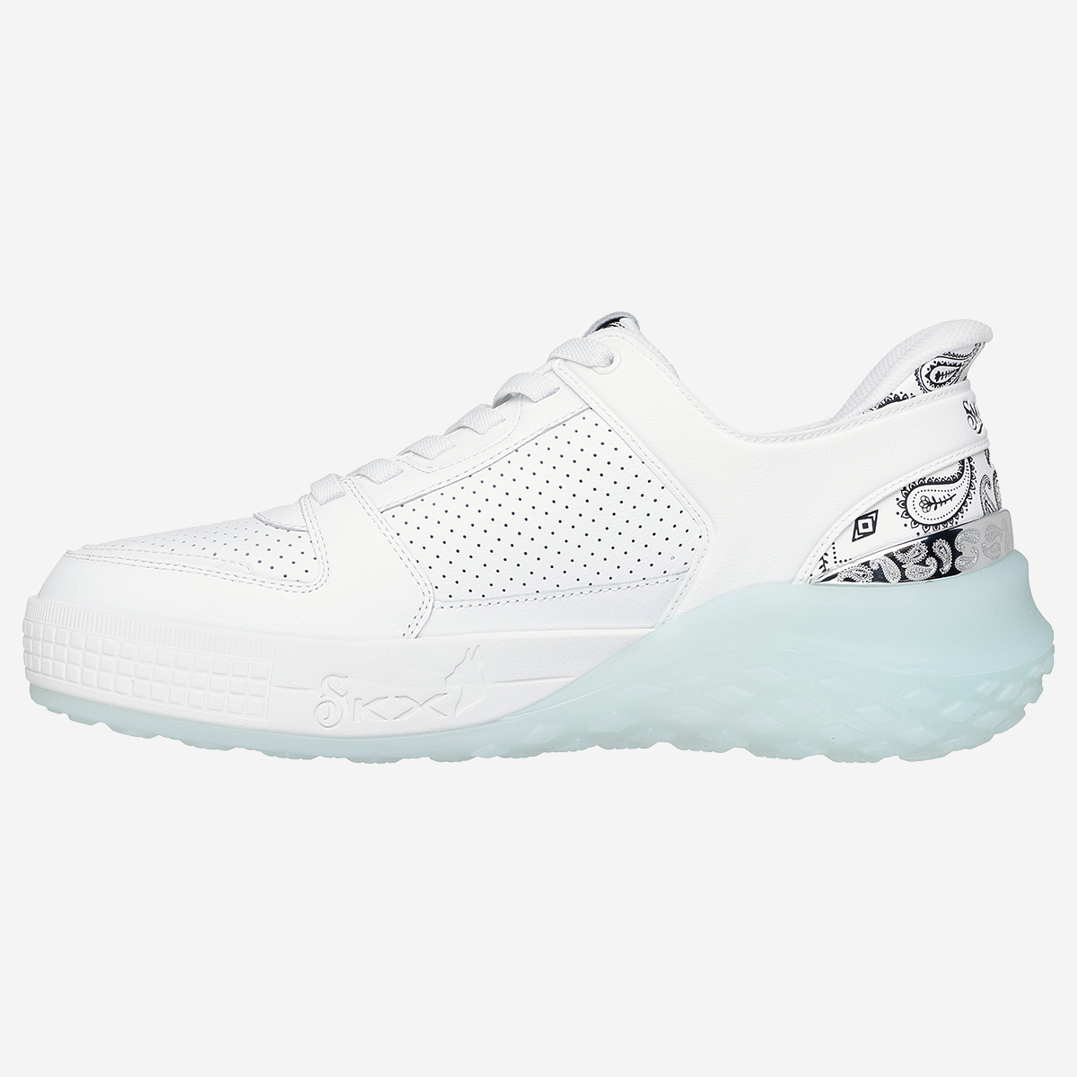 Skechers ストラップ式ホワイトスパイク Skechers 251170 WHT SIZZLE Sneakers in white buy online