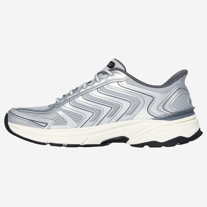 Skechers STAMINA - Silver - Side view