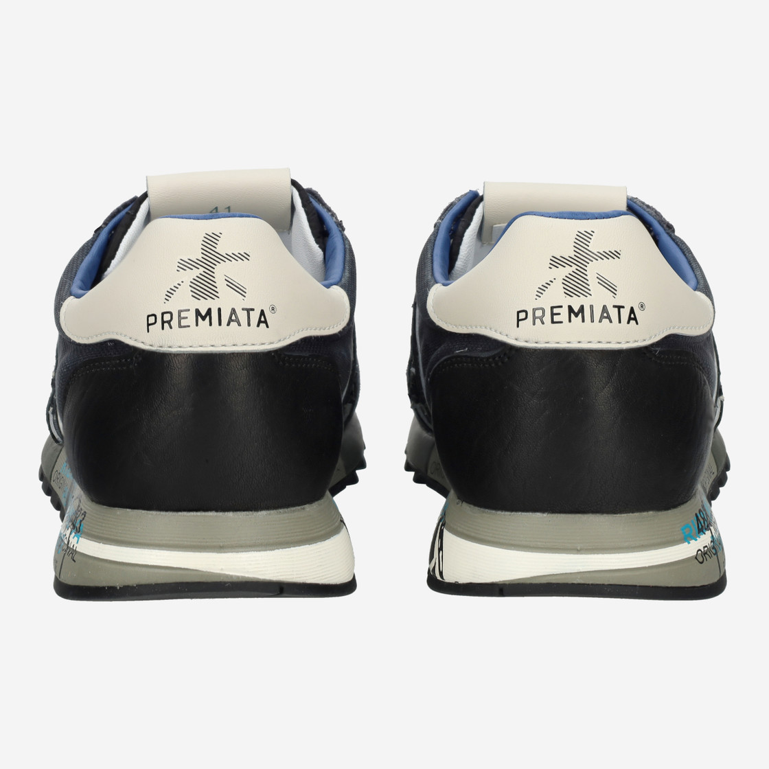 Premiata LUCY - Gray / Blue - Side view