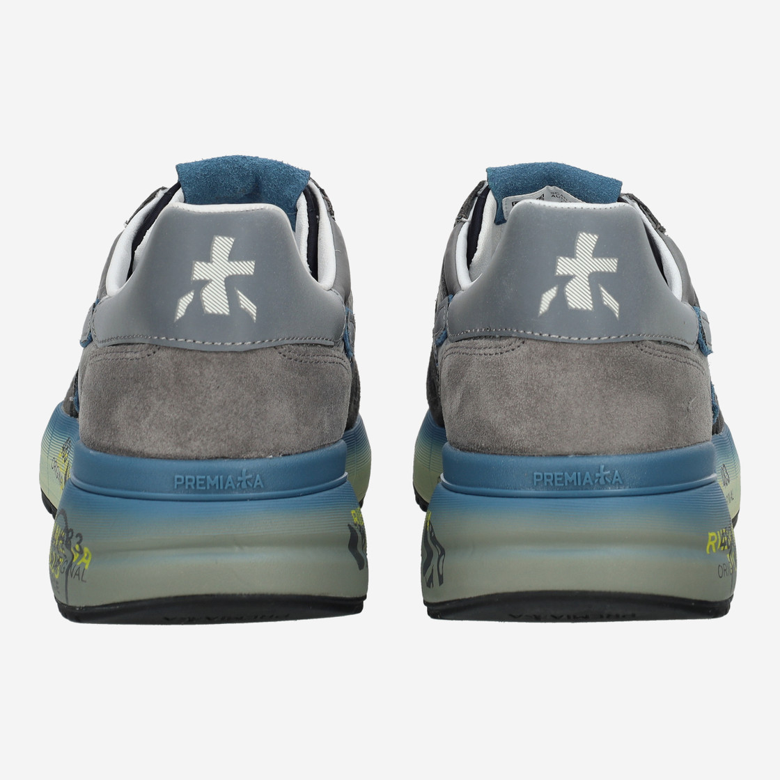 Premiata MICK - gray, combined - side view