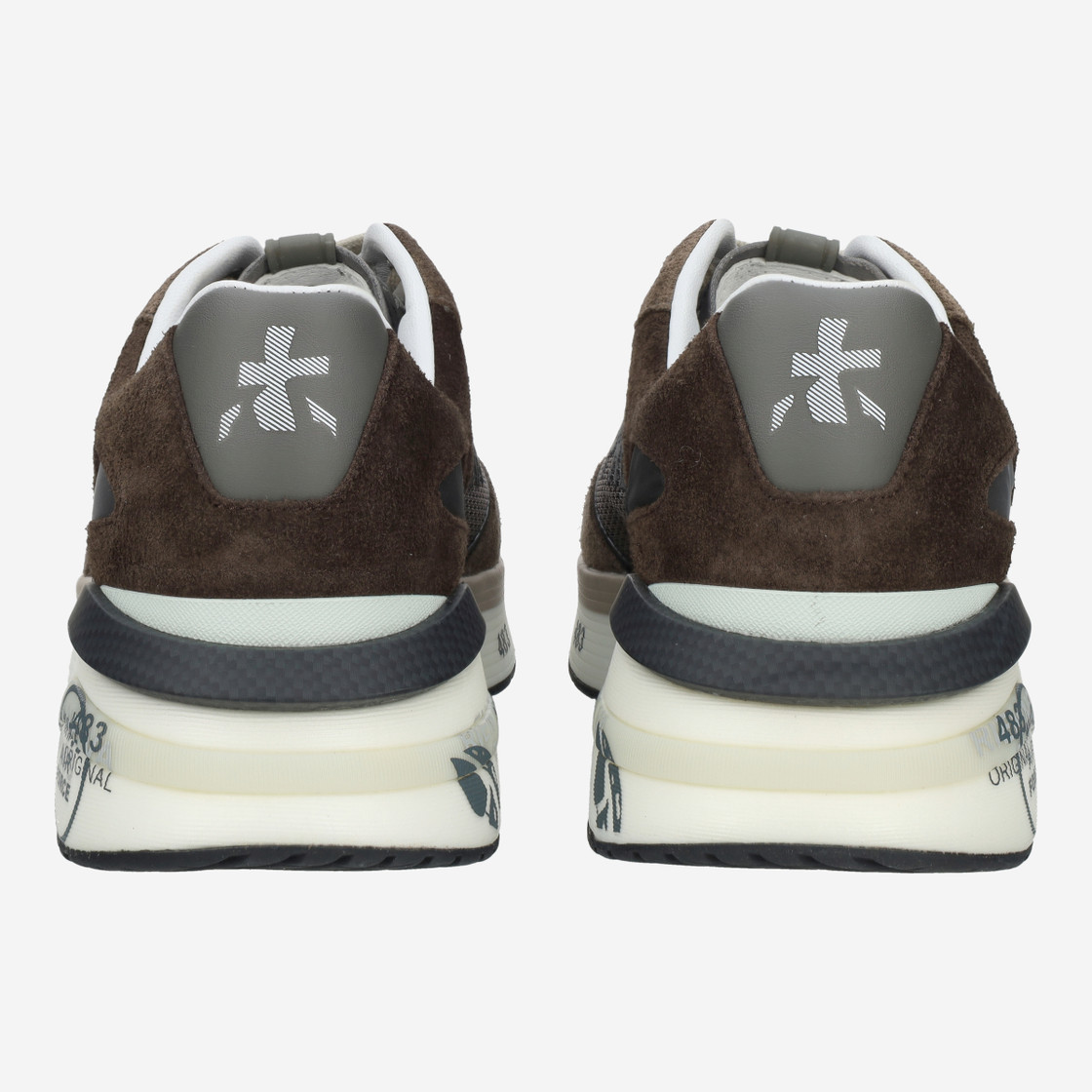 Premiata MOERUN - Brown combined - Side view