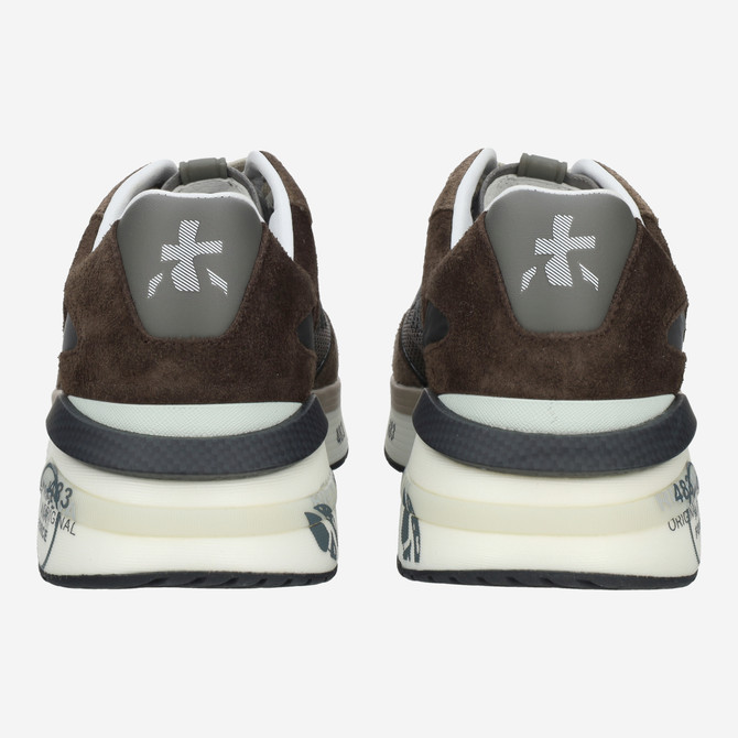 Premiata MOERUN - Brown combined - Side view