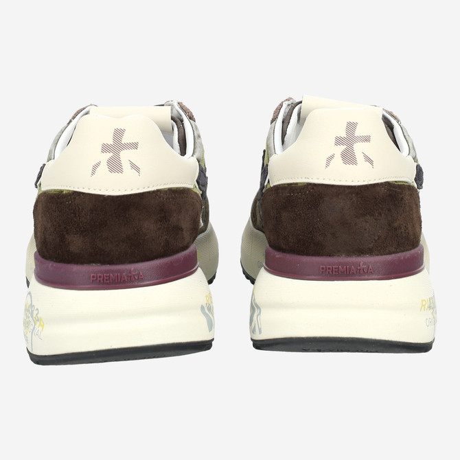 Premiata MICK - Green combined - Side view