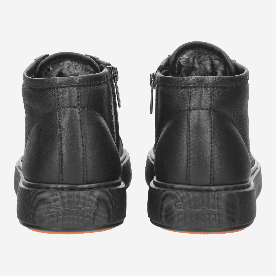 Santoni 22141 N01 - Black - Side view