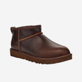 UGG australia CLASSIC ULTRA MINI LTHR REGEN - Brown - Side view