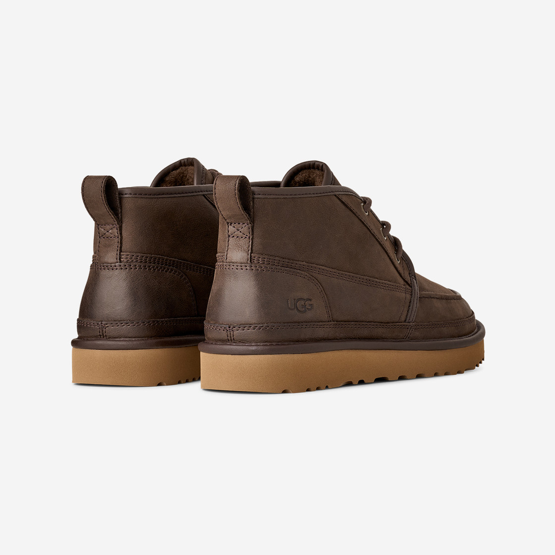 UGG australia NEUMEL MOC NUBUCK - Brown - Side view