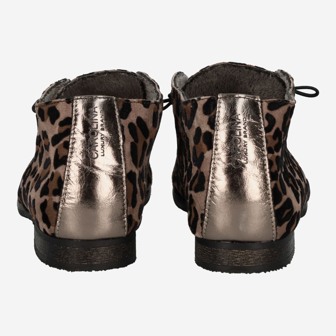 Donna Carolina BURANO SNOW - brown/leo look - side view
