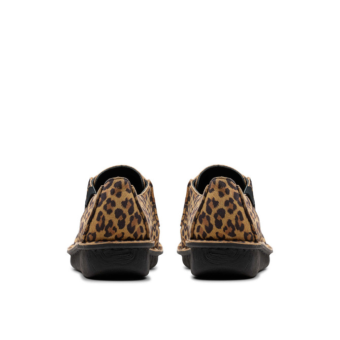 Clarks Funny Dream - Beige combined - Side view