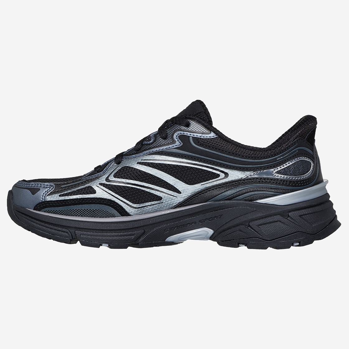 Skechers STAMINA - Black, combined - side view