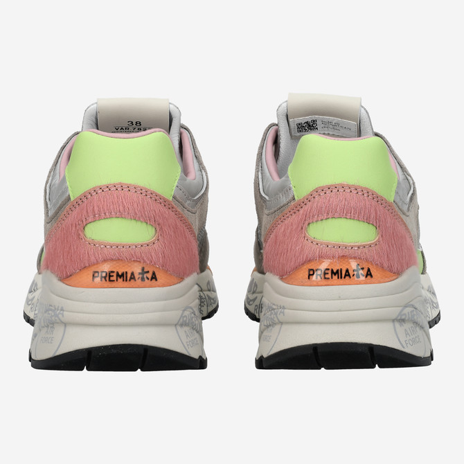 Premiata MASE - gray, metallic - side view