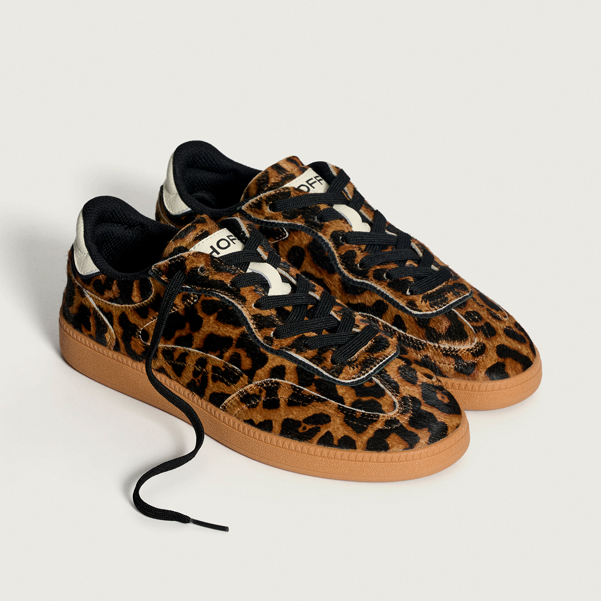 THE HOFF BRAND 22562012 ALLEY LEOPARD Sneakers in brown combined