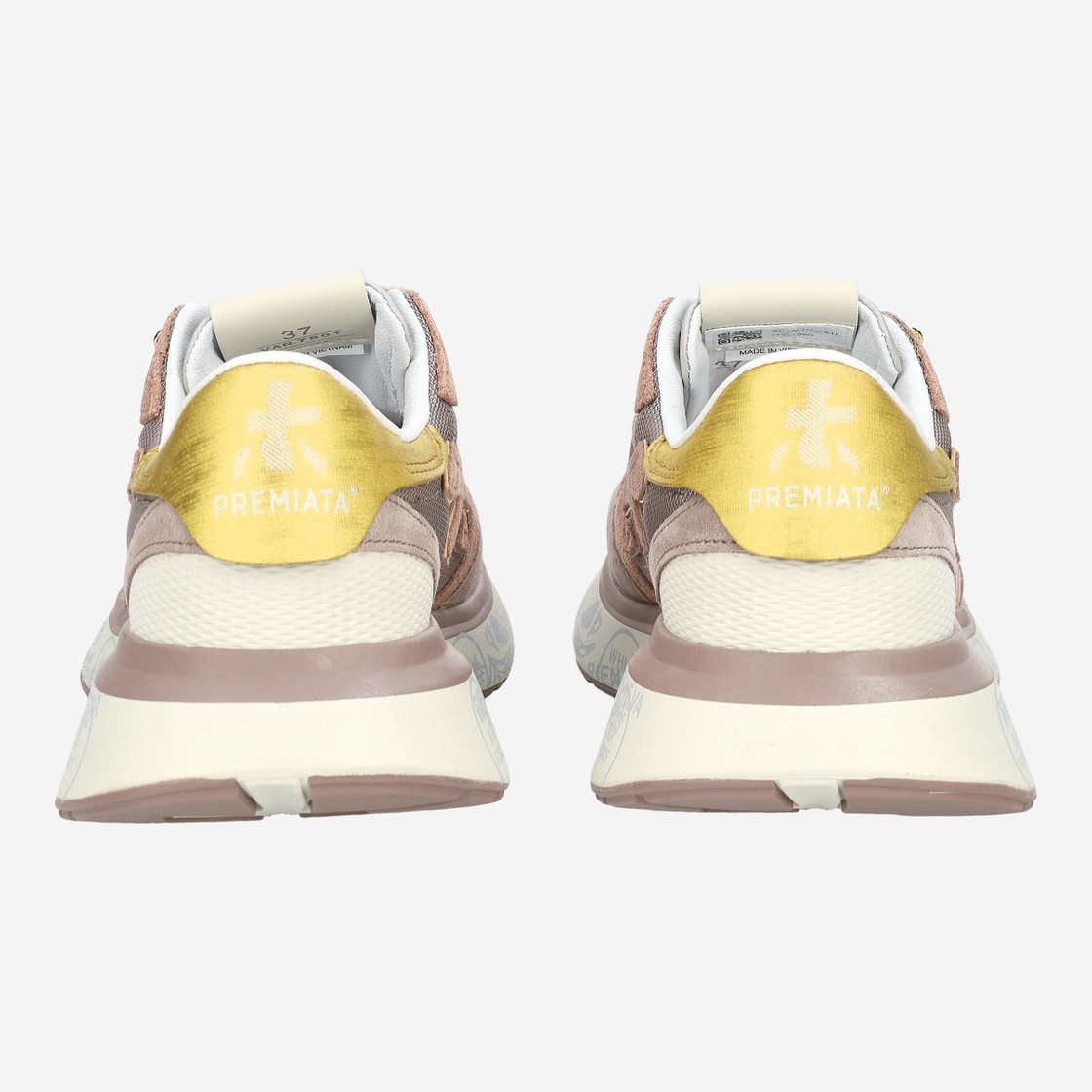 Premiata LAURYN - Beige - Side view