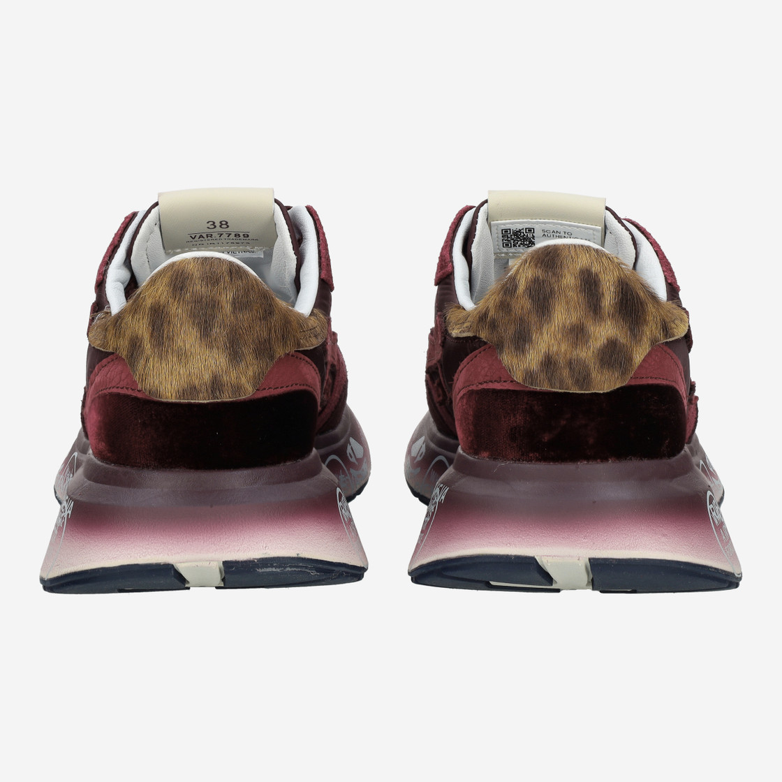 Premiata LAURYN - Red - Side view