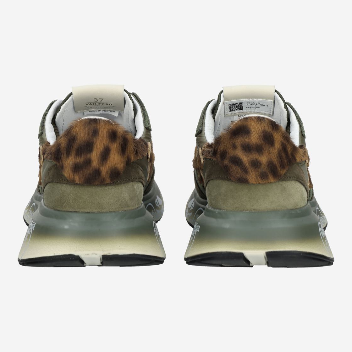 Premiata LAURYN - Green / Leo look - Side view