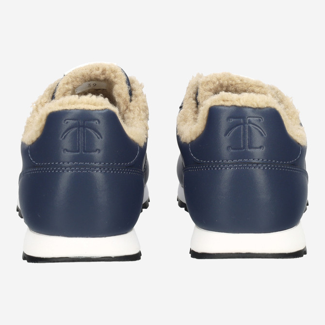 Candice Cooper PLUME FUR - Blue - Side view