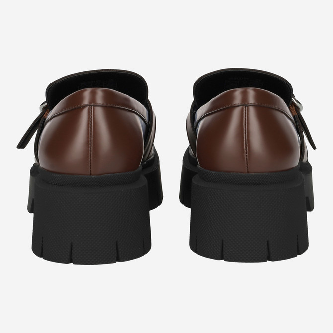 HUGO Kris_NewLoafer - Brown - Side view