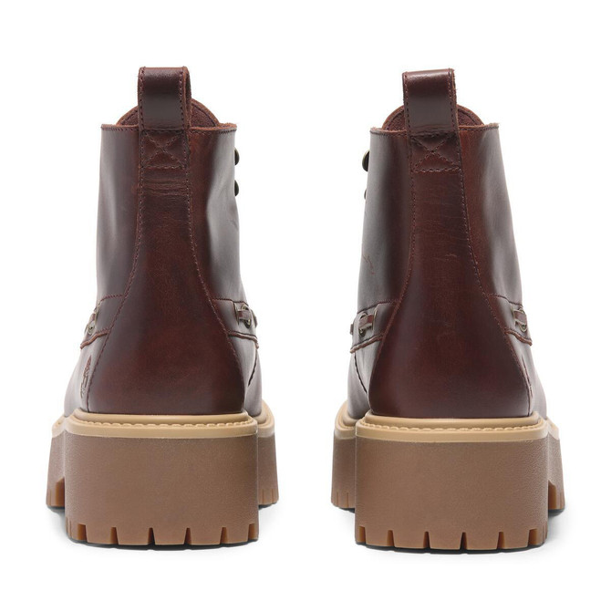 Timberland STONE STREET MID LACE UP BOOT - Red - Side view