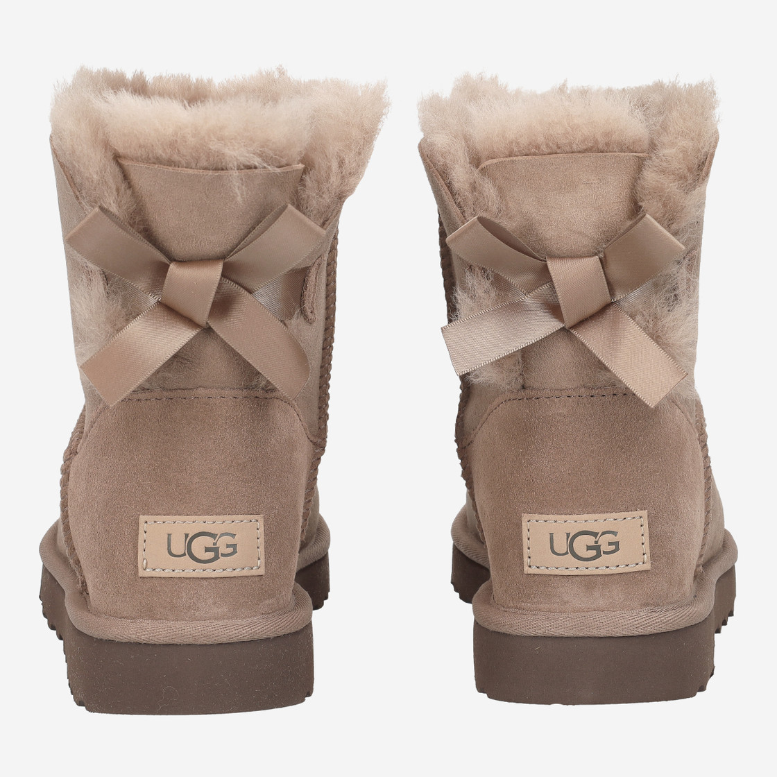 UGG australia MINI BAILEY BOW II - Brown - Side view