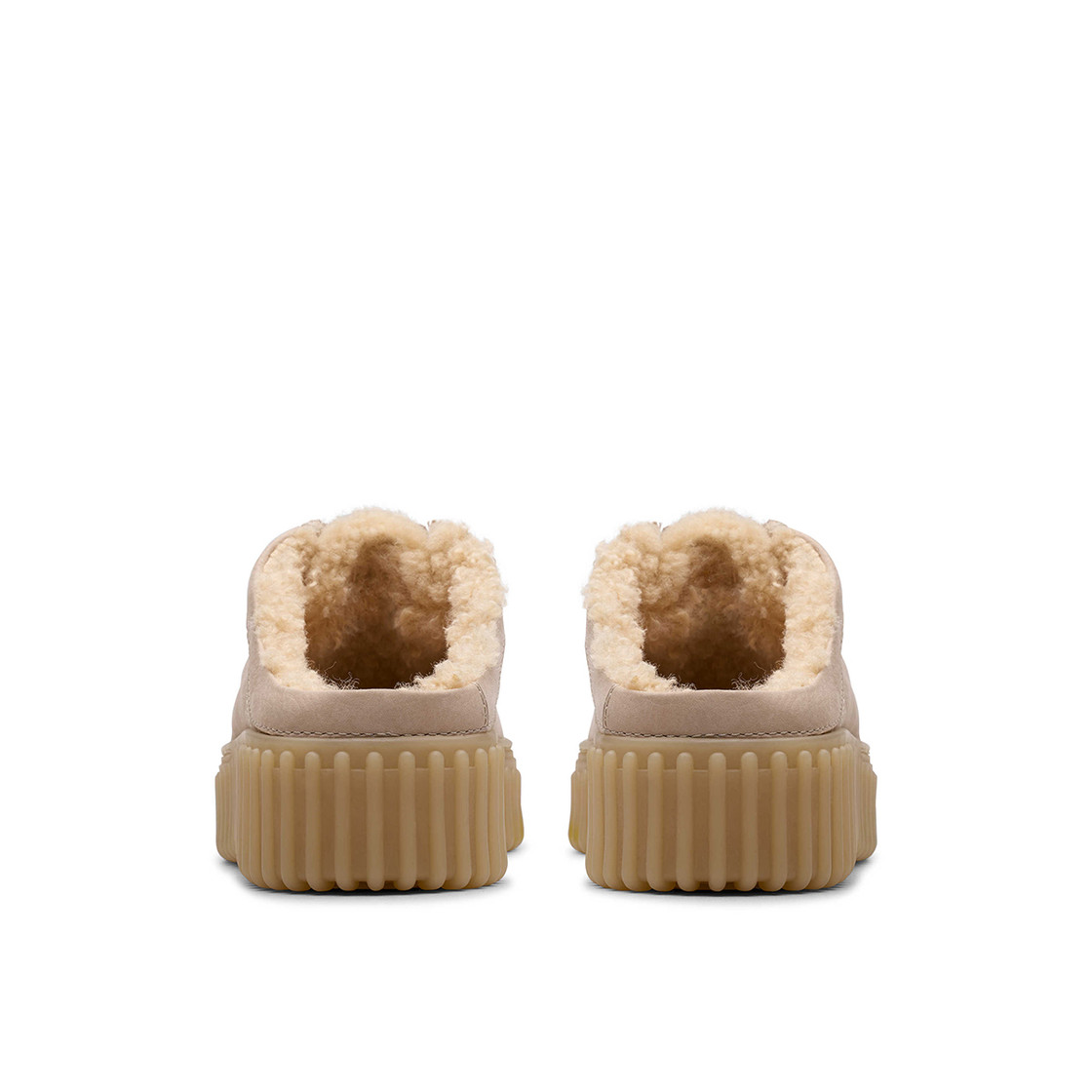 Clarks Torhill Mule - Beige - Side view