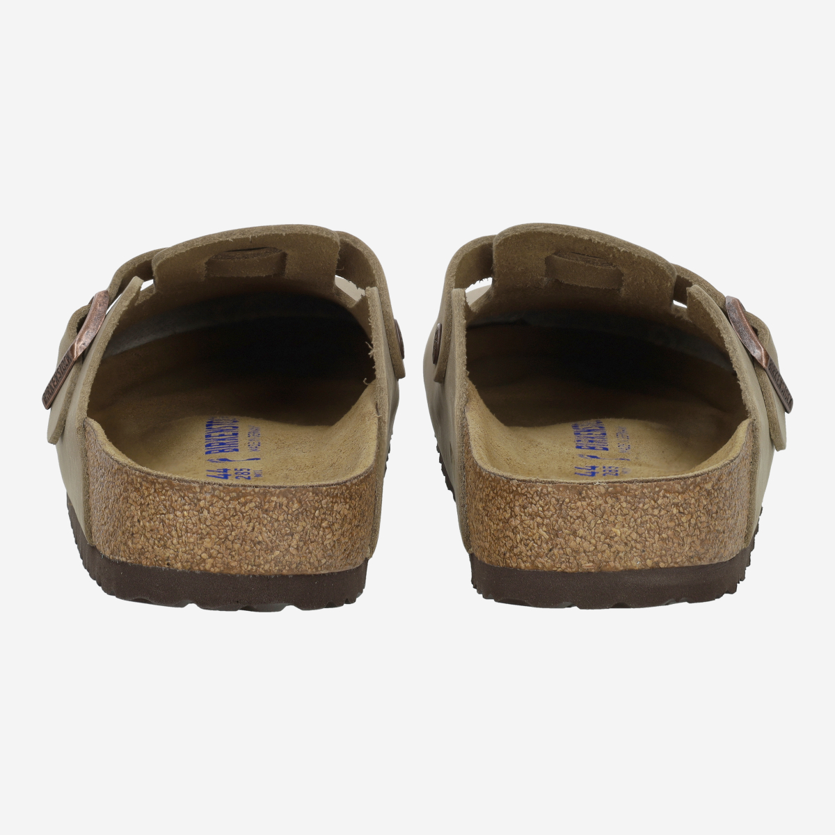 Birkenstock 1019484 BOSTON NATURAL LEATHER Slippers in beige/brown