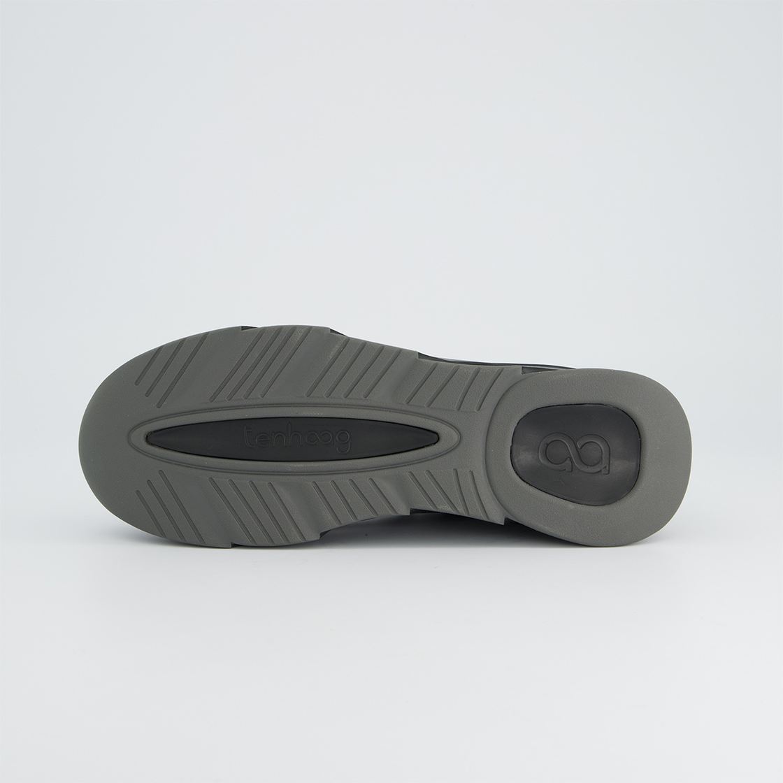 tenhaag 0506 - Black / Gray, patterned - Top view