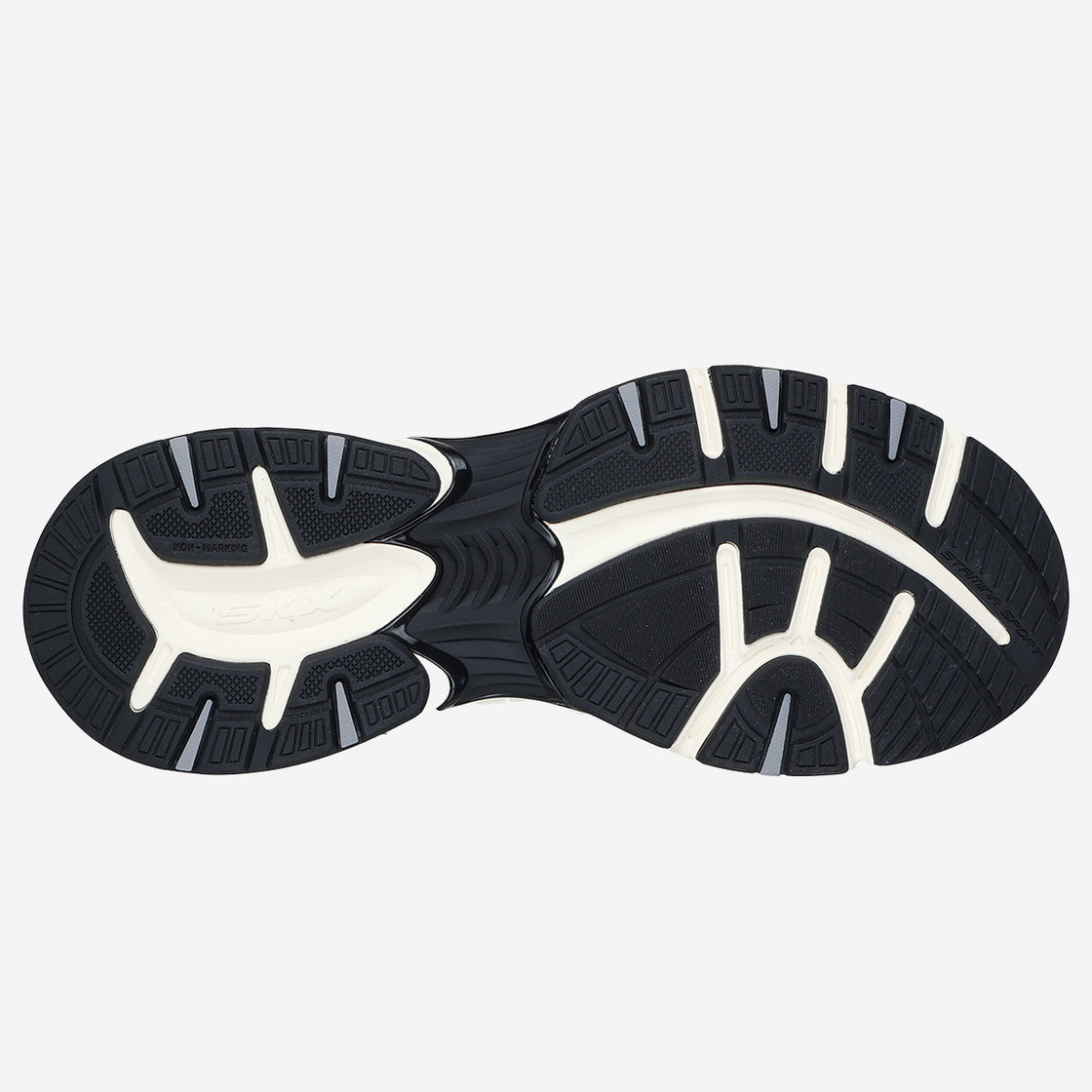 Skechers STAMINA - Silver - Top view