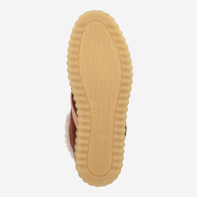 VOILE BLANCHE INES FUR - Red - Top view