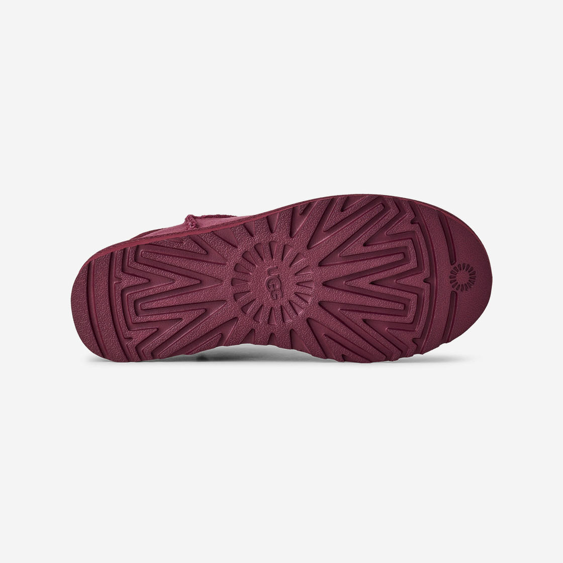 UGG australia CLASSIC ULTRA MINI - Red - Top view
