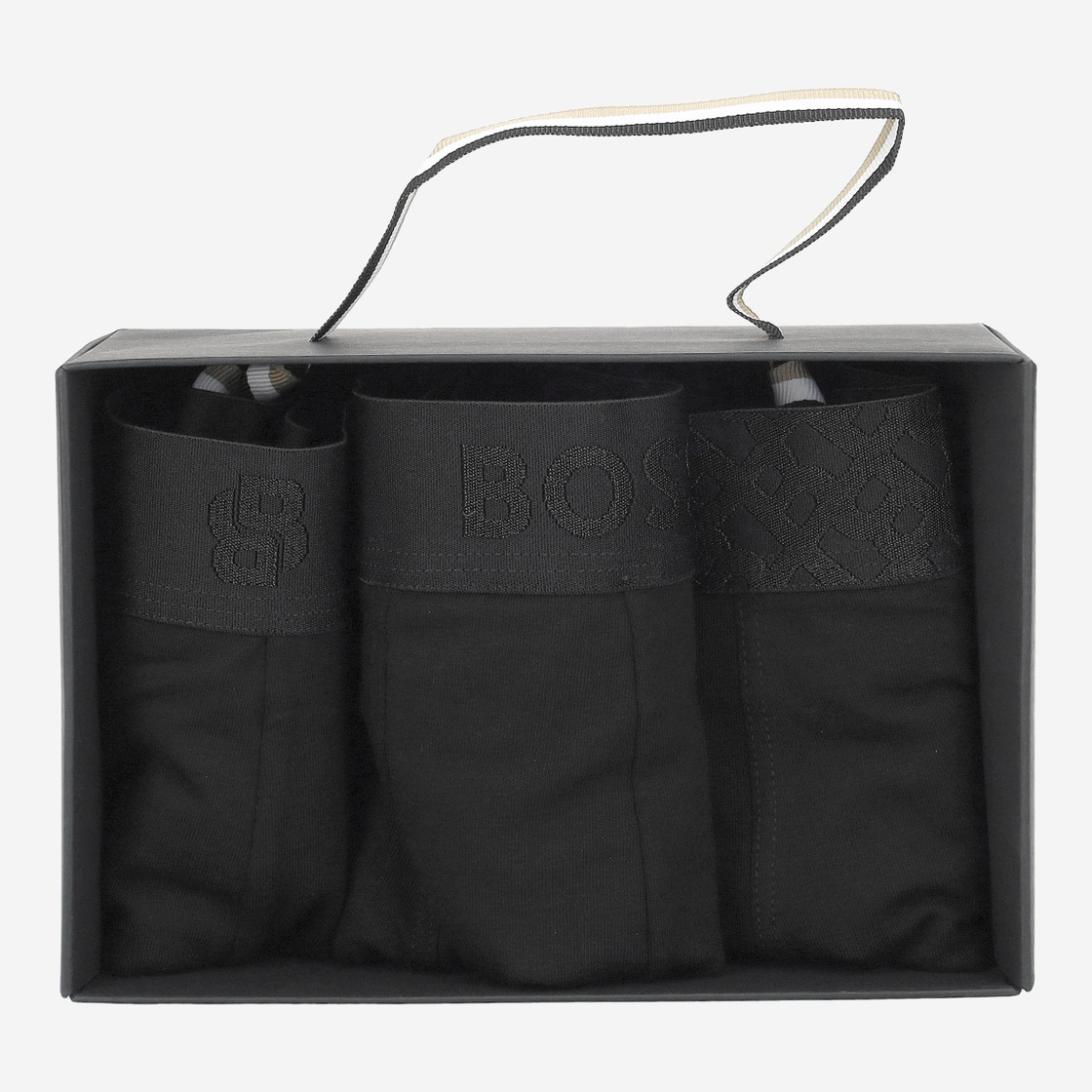 Boss Trunk 3P Logo Trio G - Black - Top view