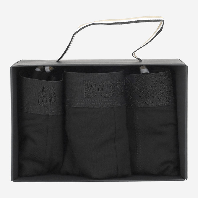 Boss Trunk 3P Logo Trio G - Black - Top view