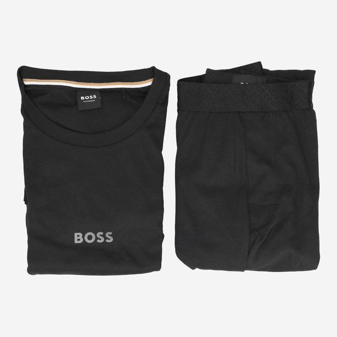 Boss Xmas Long Set - Black - Top view