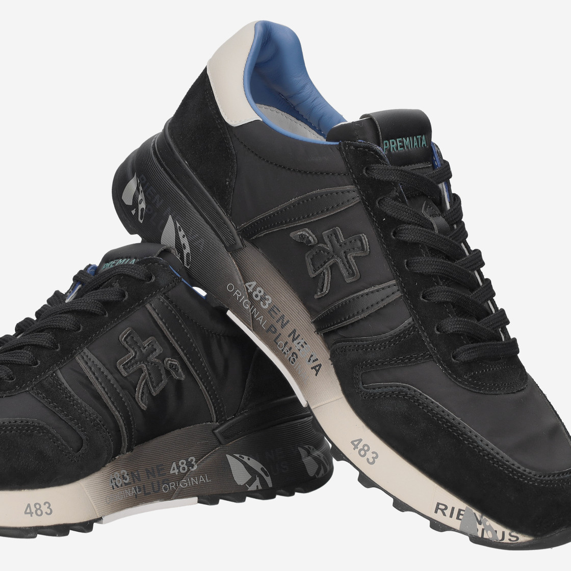 Premiata LANDER 7079 Sneakers in black buy online