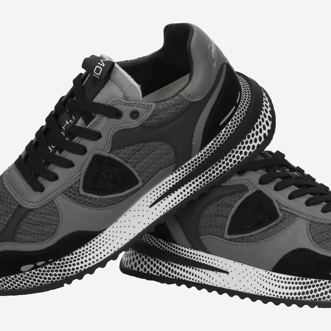 Philippe Model OLYMPIQUE LOW - Black, combined - special image