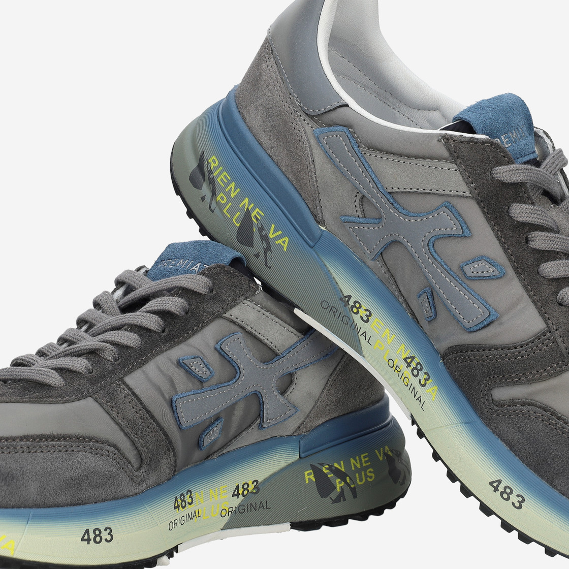Premiata MICK - gray, combined - special image