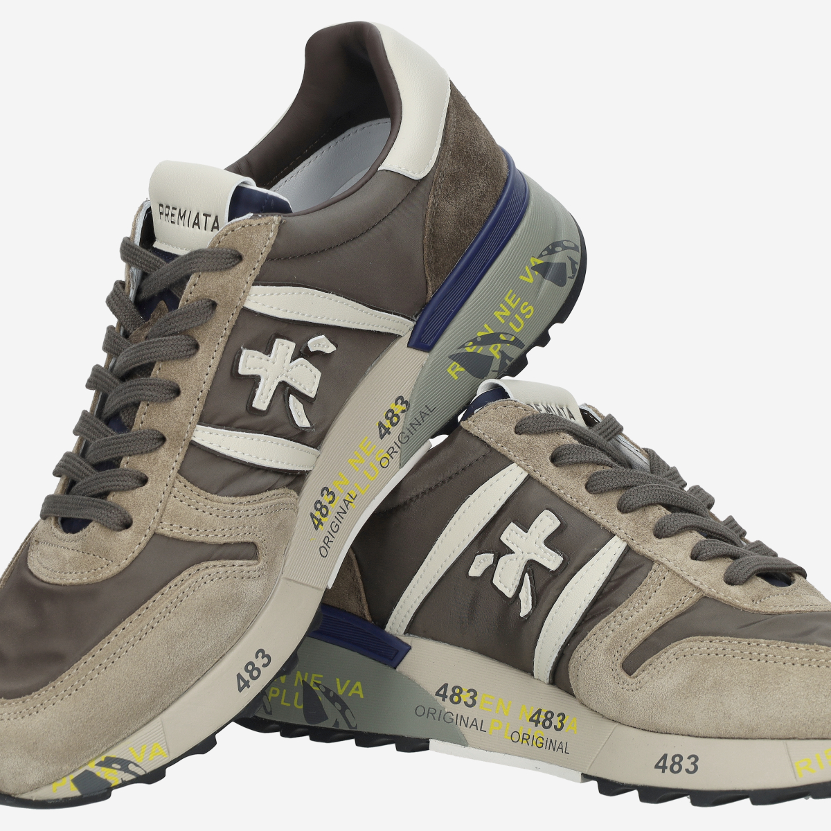 Premiata LANDER 7704 Sneakers in beige buy online