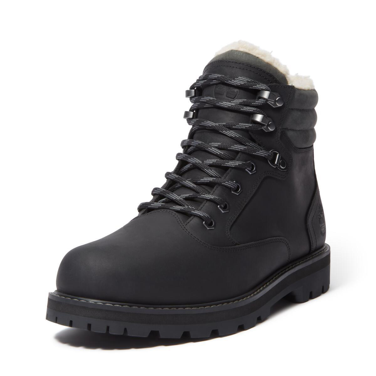 Mac Outdoor FIRST TIME bushdebrunt ブラック Timberland A6CFX BRITTON ROAD MID WARM LINED WATERPROOF Warm