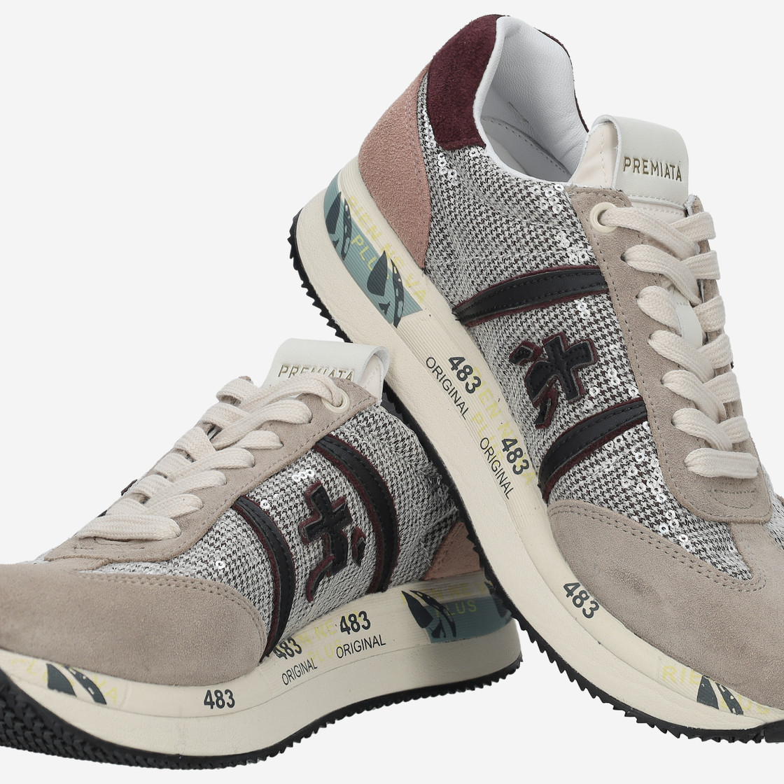 Premiata CONNY - Beige combined - special image