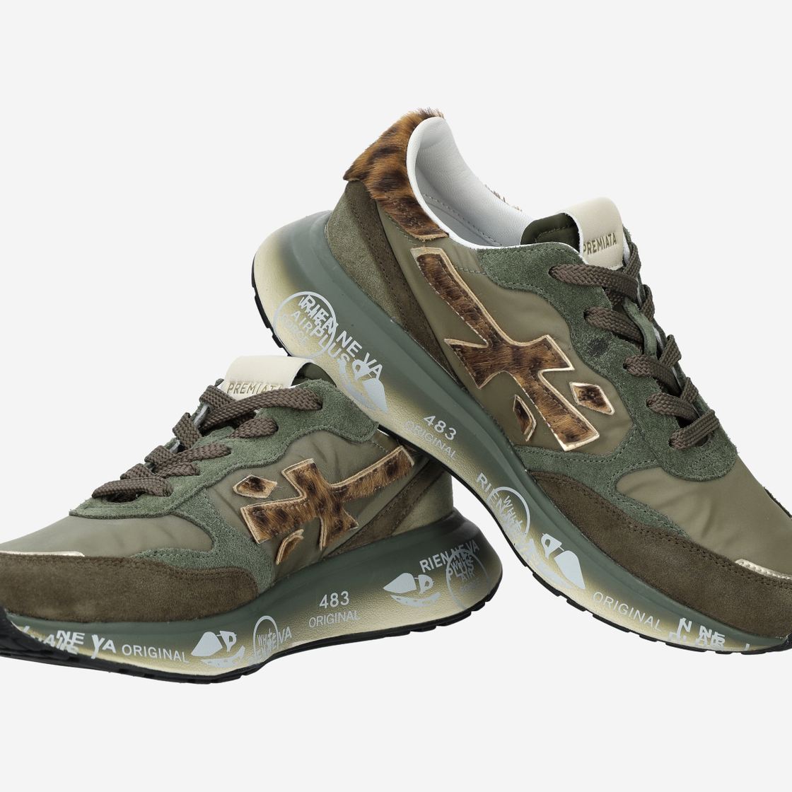 Premiata LAURYN - green / leo look - special image