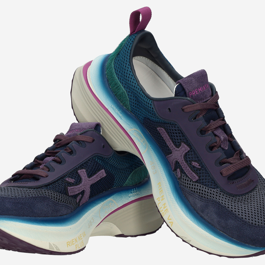 Premiata HILL - Blue, combined - special image