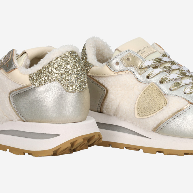 Philippe Model TROPEZ HAUTE LOW - Silver - Special image