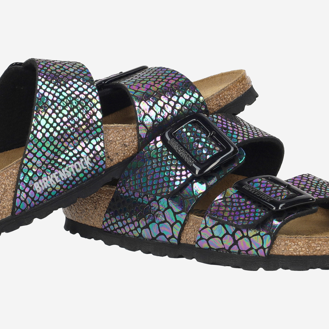 birkenstock SYDNEY CUSHION BUCKLE - black, combined - special image