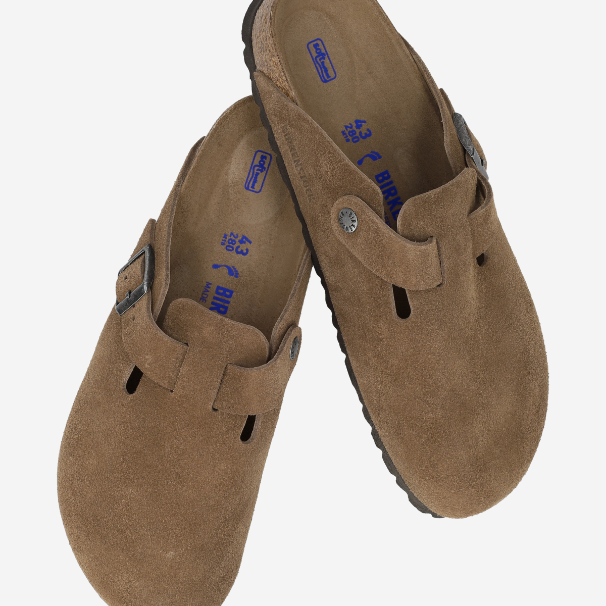 Birkenstock 1030861 BOSTON SOFT FOOTBED Slippers in brown buy online