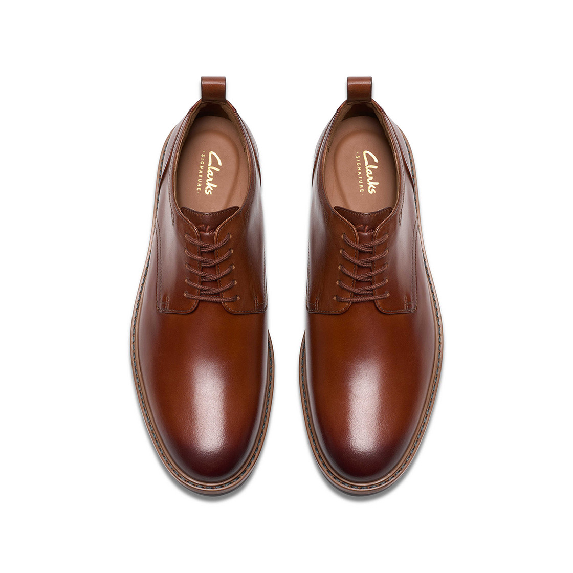 Clarks Aldwin Lace - Brown - Sole