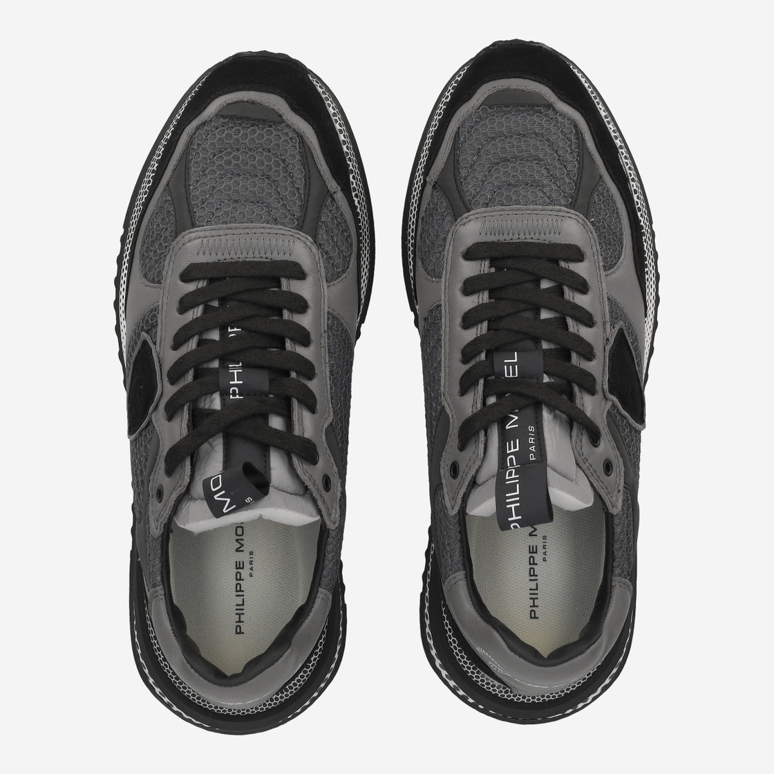 Philippe Model OLYMPIQUE LOW - Black, combined - Sole